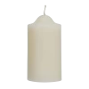 Ivory Unscented Pillar Dome Candle (80x50mm)