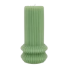 Jungle Green Ribbed Soy Pillar​