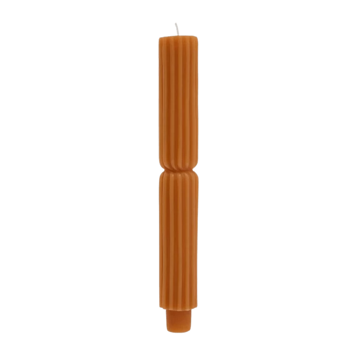 Tiger Terracotta Ribbed Taper
