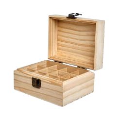 Essential Oil Wooden Box (Holds 12)