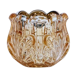 Azalea Gold Tealight Holder