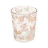 Flutterfly Rose Etched Votive Holder