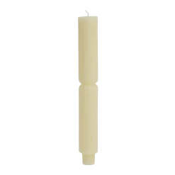Ivory Ribbed Taper