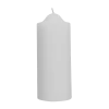 White Unscented Pillar Dome Candle (80x50mm)