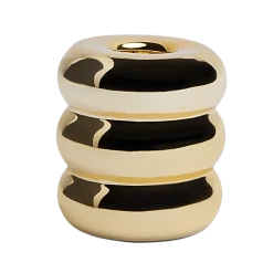 Carmela Gold Tealight & Taper Holder