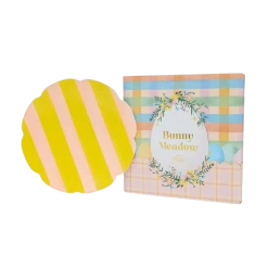 Bunny Meadow Scalloped 20cm Flat Plate