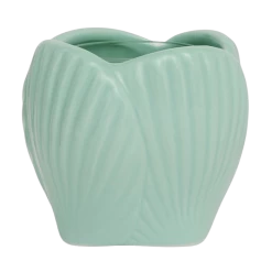 Mint Shell Votive Holder