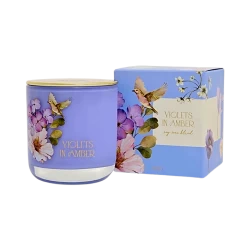 Violets In Amber 190G Soy Candle
