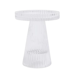 Tall Bec Ribbed Pillar Holder