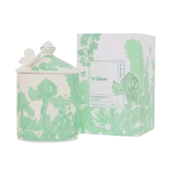 White Magnolia & Apple Willow 2 Wick Candle 36hr In Bloom