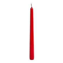 Red Unscented Taper Candle