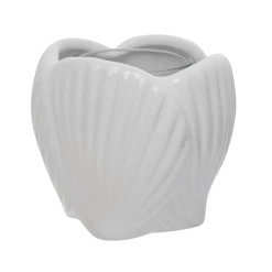 White Lotus Votive Holder