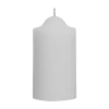 White Unscented Pillar Dome Candle (110x50mm)
