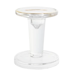 Mora Gold Rim Pillar & Taper Candle Holder Tall