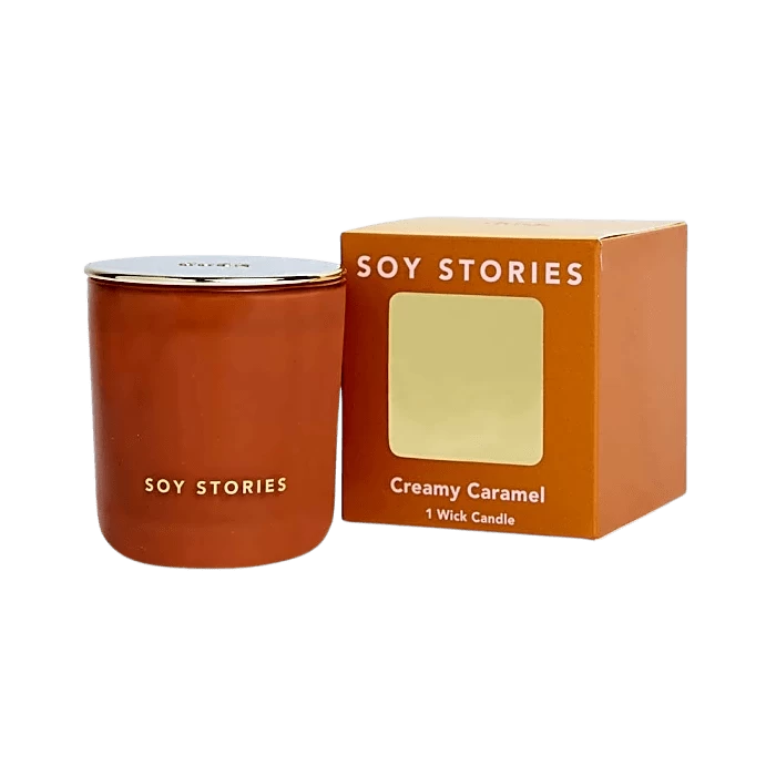 Creamy Caramel 1 Wick Soy Scented Candle