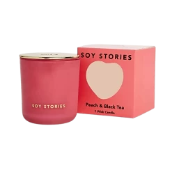 Peach & Black Tea 1 Wick Soy Scented Candle