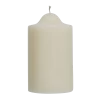 Ivory Unscented Pillar Dome Candle (110x76mm)