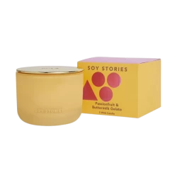 Passionfruit & Buttermilk Gelato 3 Wick Soy Scented Candle
