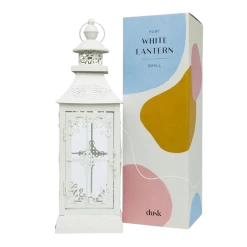 Ruby White Lantern Small