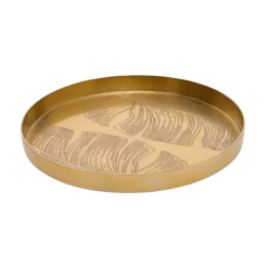 Panama Gold Metal Plate 20cm