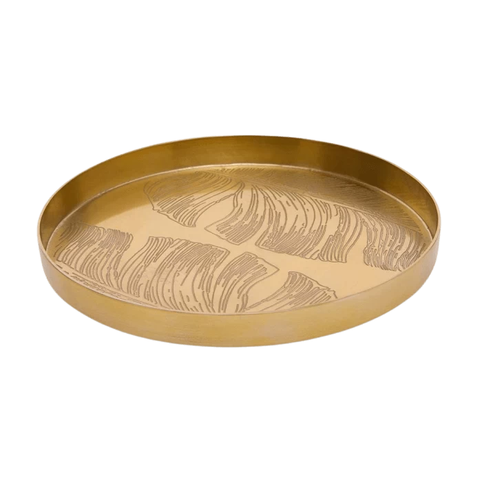 Panama Gold Metal Plate 20cm