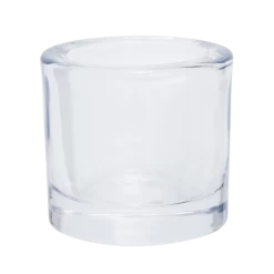 Clear Glass Tealight Candle Holder