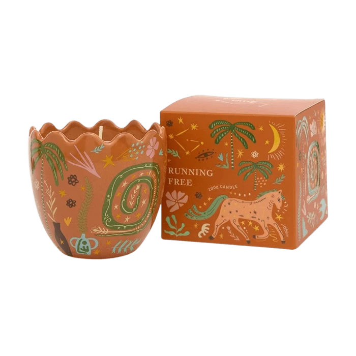 Honeydew & Sugar Crystal Running Free 200g Candle