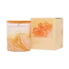 Cyclamen & Sandalwood Citrine Motivation 1 Wick Candle 45hr Healing Stones