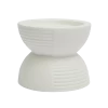 Darla White Taper & Pillar Holder