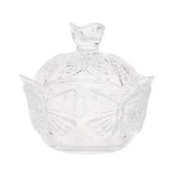 Butterfly Clear Trinket Bowl