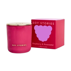 Raspberry & Rosewater 1 Wick Soy Scented Candle