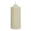Ivory Unscented Pillar Dome Candle (160x76mm)