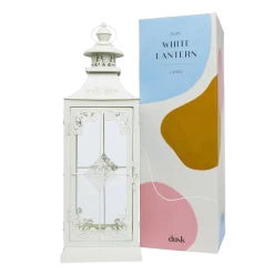 Ruby White Lantern Large