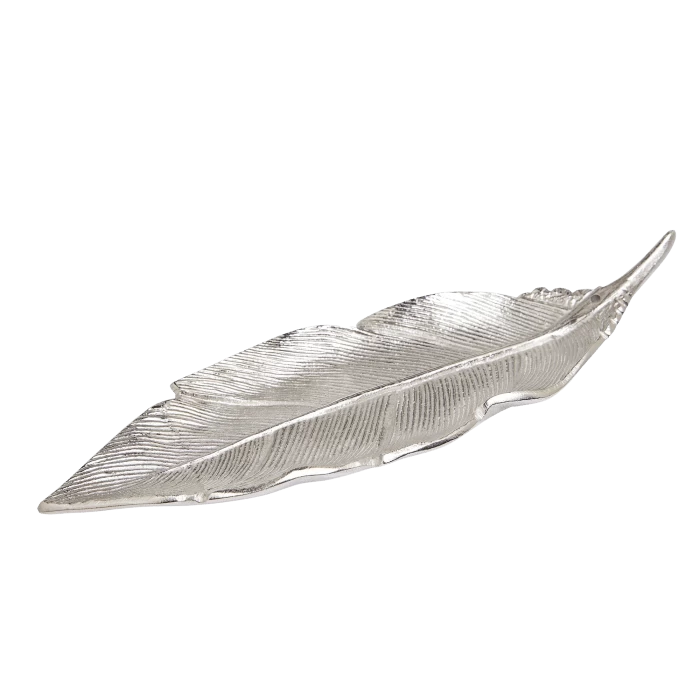 Silver Leaf Incense Holder