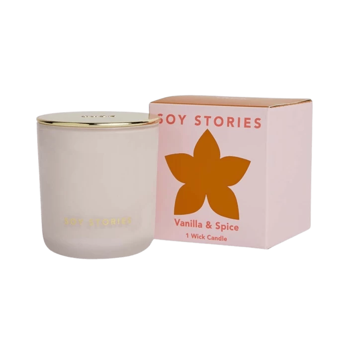 Vanilla & Spice 1 Wick Soy Scented Candle