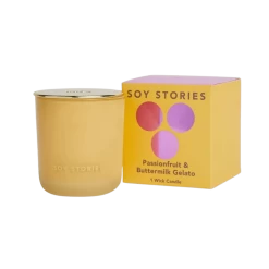 Passionfruit & Buttermilk Gelato 1 Wick Soy Scented Candle