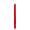 Red Metallic Unscented Taper Candle