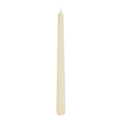 Ivory Unscented Taper Candle