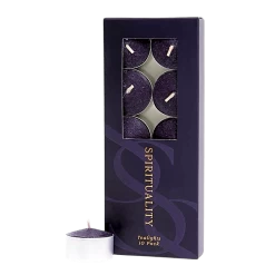 Rose Geranium & Sandalwood Spirituality Scented Tealight Candles (10 Pack)
