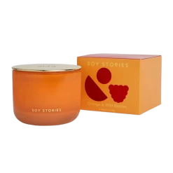 Orange & Wild Berries 3 Wick Soy Scented Candle